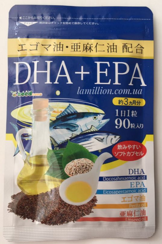 DHA и EPA с маслом периллы и льняным маслом
