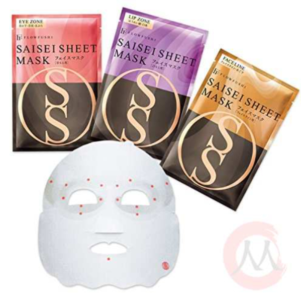 FLOWFUSHI SAISEI Sheet Mask Face Line Для укрепления овала лица