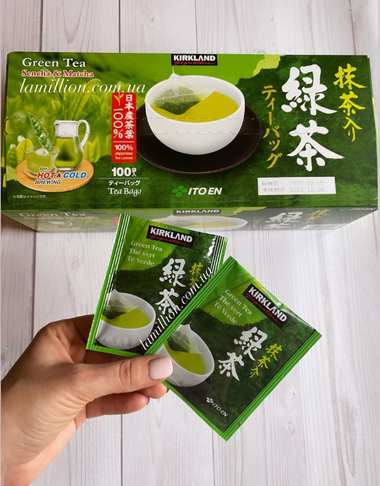 Японский зеленый чай в шелковых пакетиках